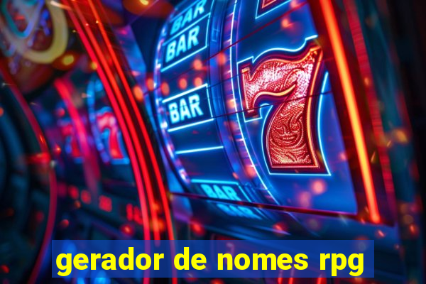 gerador de nomes rpg